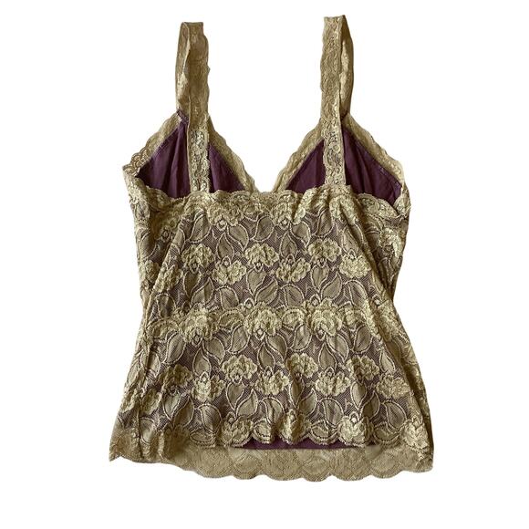 Lace Overlay Cami Top - Picture 6 of 7
